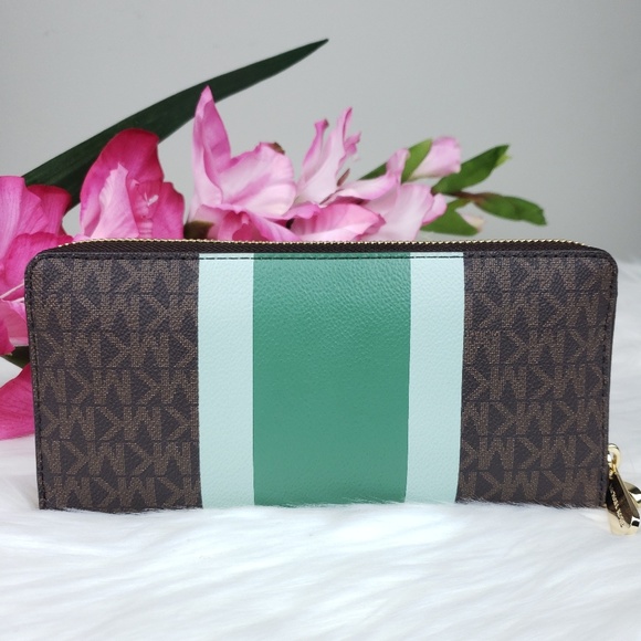 🌺NWT Michael Kors LG Travel continental Wallet MK - Picture 5 of 8